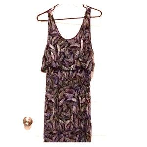 Designed Print Maxi Dress